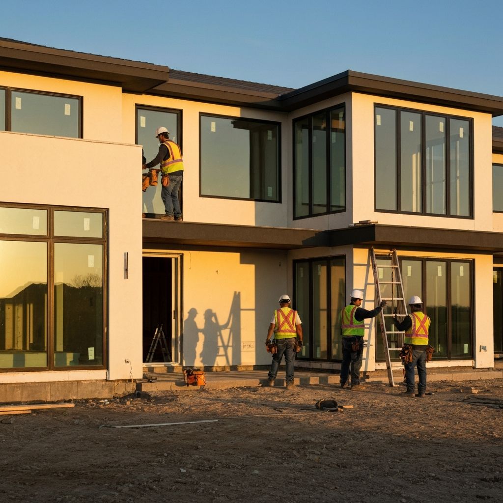 Proyecto de construcción residencial moderno