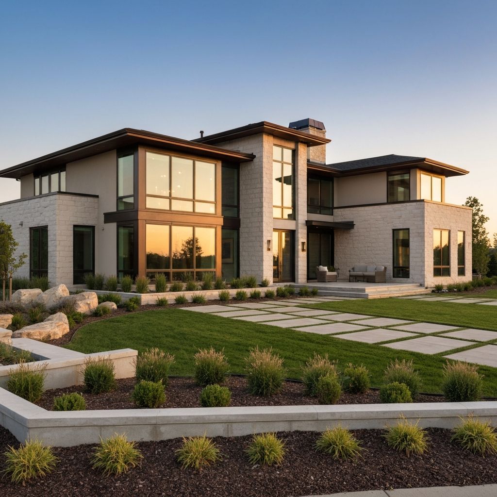 Casa moderna terminada