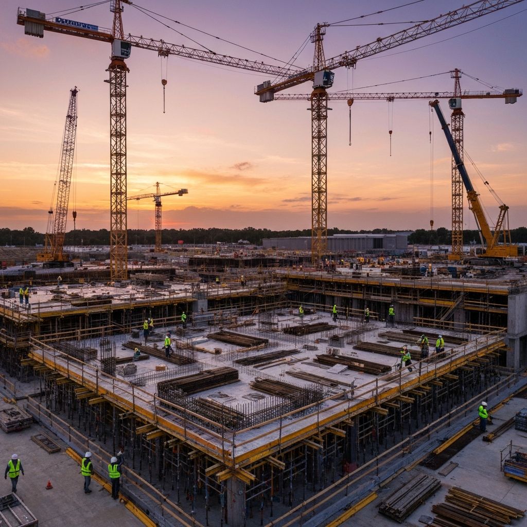 Obra de construcción comercial